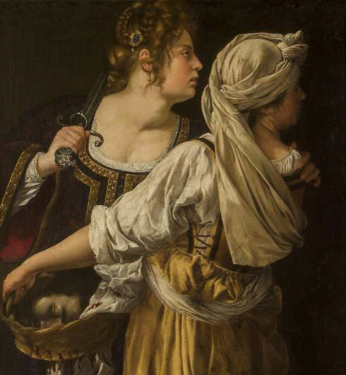 Artemisia Gentileschi, Judith et sa servante 1615 Galerie des Offices, Florence © Ministera della Cultura